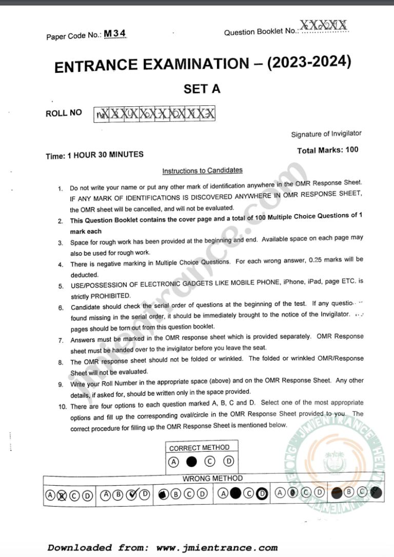 Ma Msc Geography Jamia Entrance Question Paper