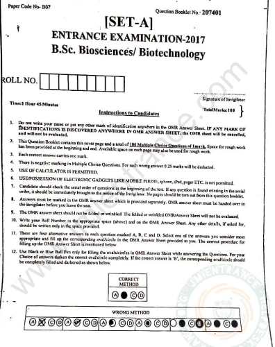 jamia-bsc-biotechnology-bioscience-2017-previous-year-entrance-question-paper-pdf-page-1