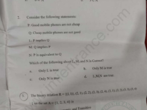 MTech Computer Engineering 2021 - Jamia Entrance Question Paper