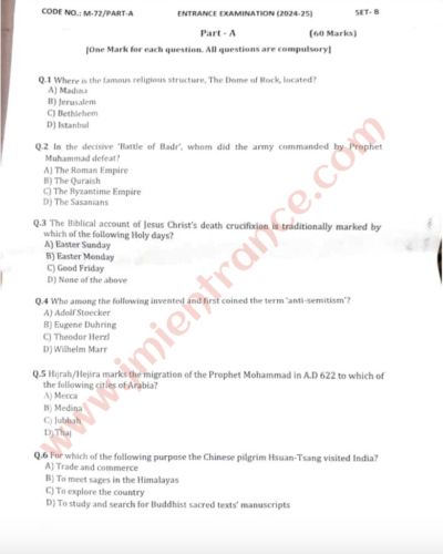 jamia-ma-comparative-religion-2024-entrance-question-papers-free-pdf-download