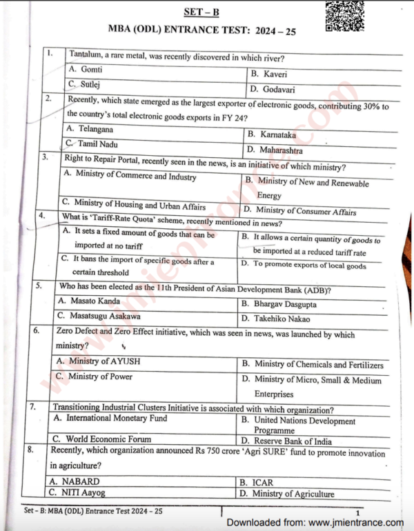 jamia-mba-distance-feb-2025-entrance-question-paper-by-jmientrance